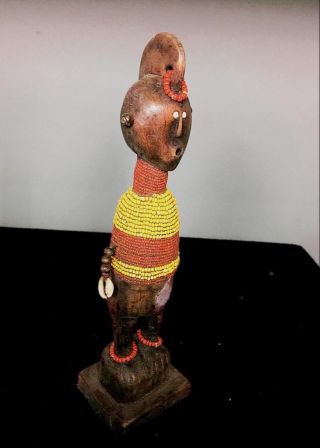 Outstanding Tribal Namji Fertility Beaded Figure - - - - Cameroon BN 50 2