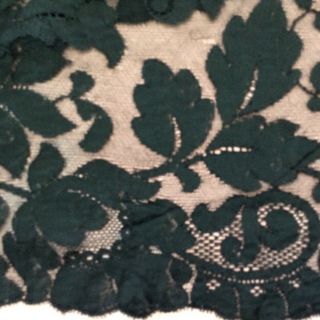 antique black silk lace shawl,  104 