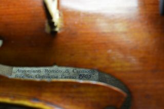 A fine old violin Antoniazzi Romeo 1905 11