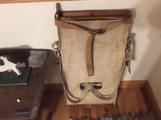 Antique Wood Frame Backpack Very Old/ Unusual