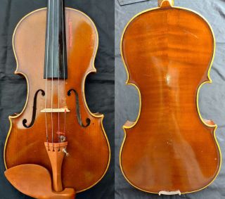 Fine 4/4 Antique Old Violin Label: Charles Le Lyonnais 小提琴 ヴァイオリン Teller Bridge