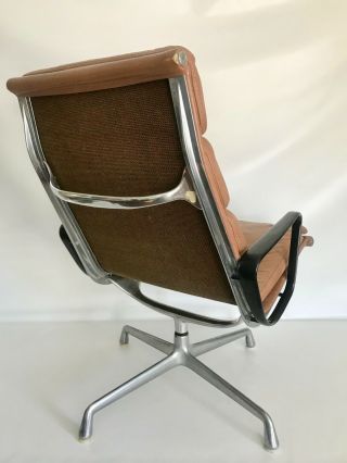 For Neil 2 Eames Herman Miller Vtg Mid Century Modern Leather Pad Lounge Chair 5