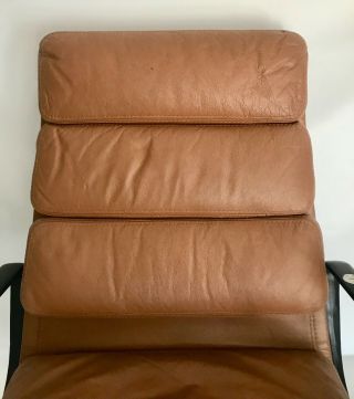 For Neil 2 Eames Herman Miller Vtg Mid Century Modern Leather Pad Lounge Chair 6