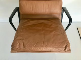 For Neil 2 Eames Herman Miller Vtg Mid Century Modern Leather Pad Lounge Chair 7