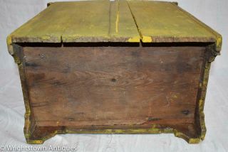 Antique Miniature Primitive Wood CHILD ' S DRY SINK Pine Cupboard AMERICANA 6