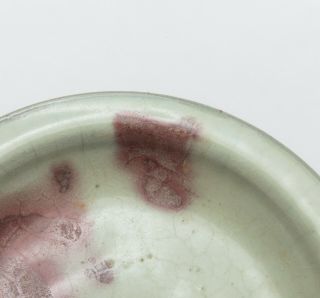 Chinese Antique Yuan Style Jun Ware Purple - Splash Glazed Porcelain Dish 4
