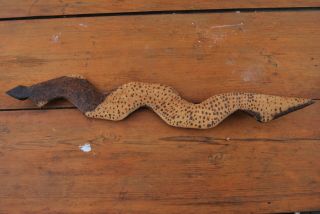 Three old aboriginal carvings snake and 2 lizards 1960s APY Lands 3