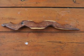 Three old aboriginal carvings snake and 2 lizards 1960s APY Lands 5