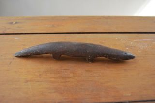 Three old aboriginal carvings snake and 2 lizards 1960s APY Lands 9