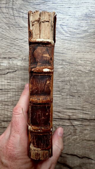 PRINTED 1637 REMAINS CONCERNING BRITAIN EARLY EDITION LEATHER VOL COMPLETE 420PP 5