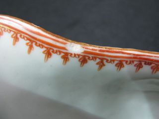 Late 18th Century Chinese Export Porcelain Rose Famille Sauce Boat 7