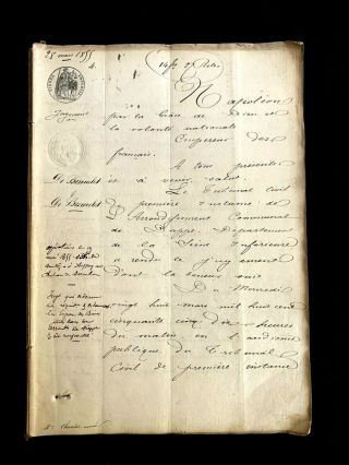 1855 NAPOLEON related document 56 PAGES 6