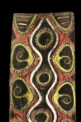 Ecorce peinte Kwoma,  painted sago bark ceiling,  oceanic art,  Papua Guinea 2