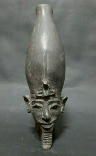 Rare Ancient Egyptian Antiques King Amenhotep ii Bazalt Stone Egypt 1427 - 1397 BC 3