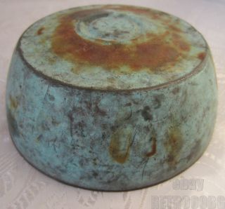 Antique HandMade Copper bowl / Cauldron / Pot,  metal,  patina 4