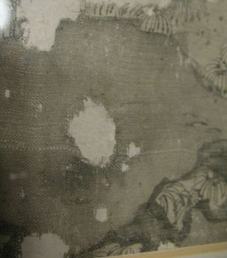 Antique 18th Century or Older Chinese Scroll Painting on Silk 