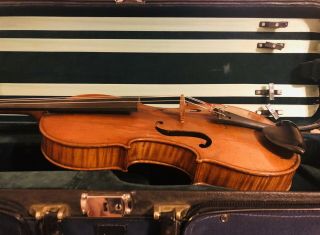 Fine German Labeled Violin Fritz Bauer 1939 Pre Wwii