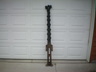 Antique Cast Iron Tree Trunk Horse Hitching Post