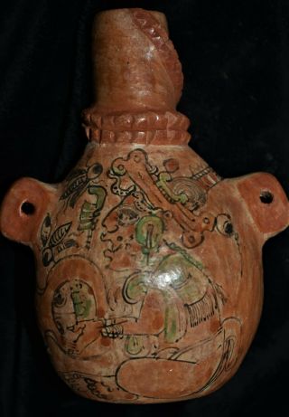 Orig $399.  Pre Columbian Mayan Poison Pot 5 " Prov