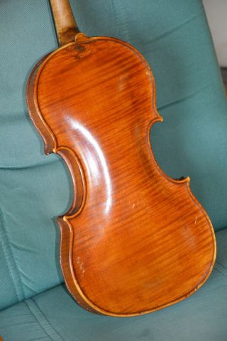 Old Violin,  Italian writing inside GAGLIANO 1802,  from an estate 3