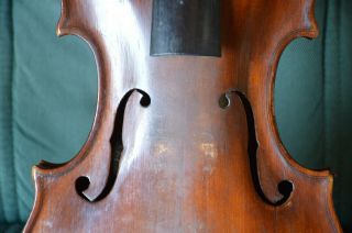 Old Violin,  Italian writing inside GAGLIANO 1802,  from an estate 4