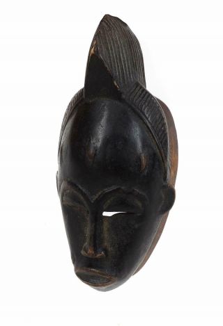 Baule Portrait Mask Mblo Passport Ivory Coast African Art Was $45.  00