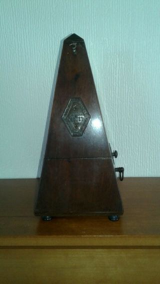Antique Mahogony French Metronome Maelzel Paquet 1815 - 1846
