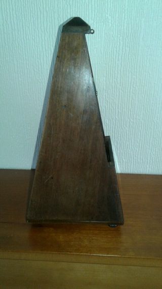 Antique Mahogony French Metronome Maelzel Paquet 1815 - 1846 7