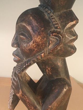 Hand Carved African Mask - Suku Tribe - Congo 3