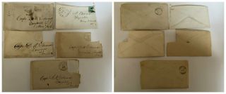 HISTORIC 19th Century Letters NE US Hatteras,  Sayville,  Long Island,  Weather BIN 7