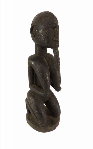 Dogon Bearded Female Figure Kneeling Mali African Art WAS $95.  00 2