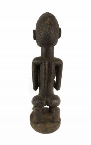 Dogon Bearded Female Figure Kneeling Mali African Art WAS $95.  00 3