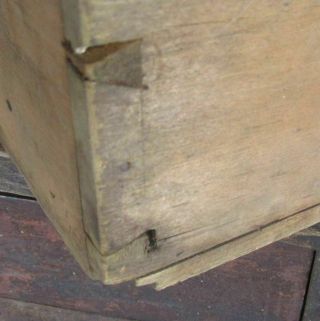 Antique Primitive Horizontal Wooden 10 Drawer Spice Apothecary Cabinet 1700 ' s 8