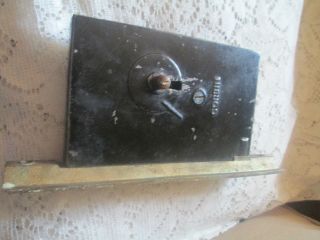 Corbin Double Pocket Door Lockset - Key & Accessories - Rare /Antique 2