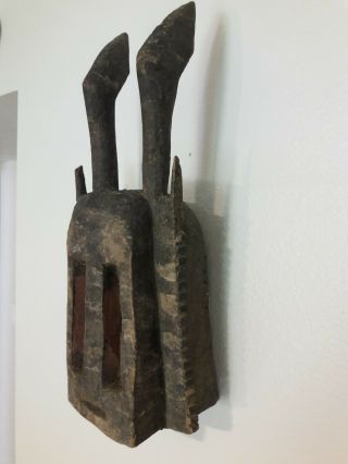 Horned African Dogon mask 3