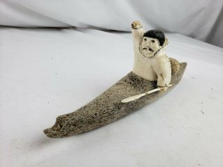 Old Inuit carving,  sophisticated but with some damage 9 