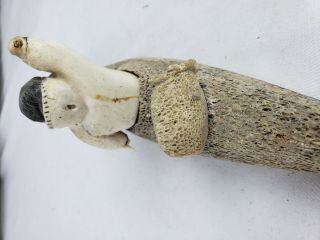 Old Inuit carving,  sophisticated but with some damage 9 