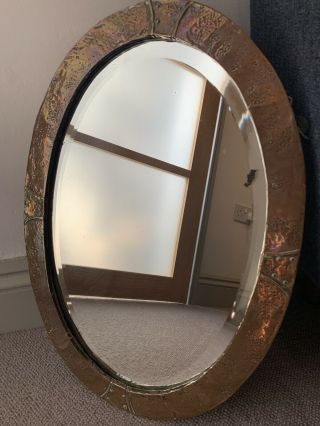 Art Nouveau Mirror,  Or Arts And Crafts Mirror Copper