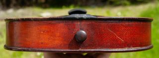 Old Vintage Antique 4/4 French violin JTL Medio Fino,  for restoration,  1321 10