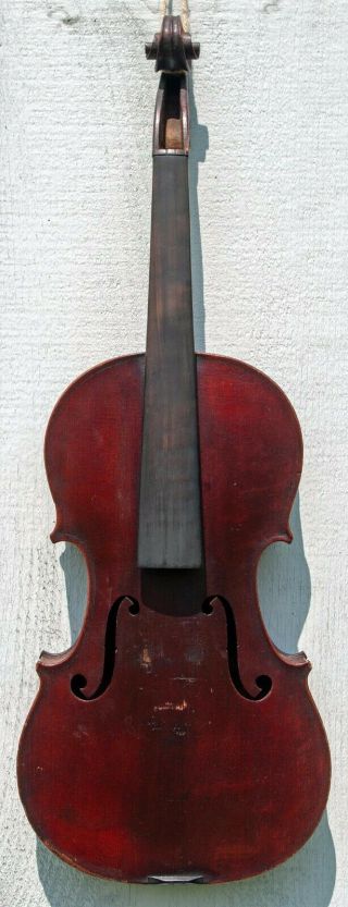 Old Vintage Antique 4/4 French violin JTL Medio Fino,  for restoration,  1321 12