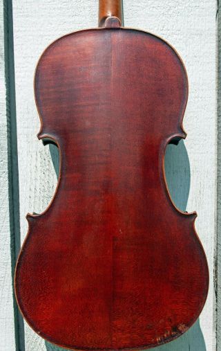 Old Vintage Antique 4/4 French violin JTL Medio Fino,  for restoration,  1321 2