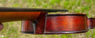 Old Vintage Antique 4/4 French violin JTL Medio Fino,  for restoration,  1321 3