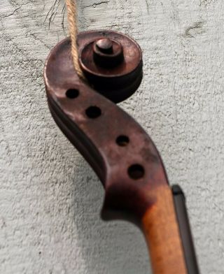 Old Vintage Antique 4/4 French violin JTL Medio Fino,  for restoration,  1321 4