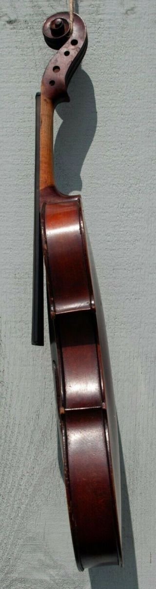 Old Vintage Antique 4/4 French violin JTL Medio Fino,  for restoration,  1321 6