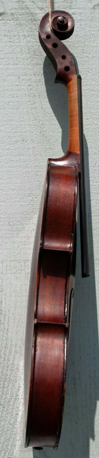 Old Vintage Antique 4/4 French violin JTL Medio Fino,  for restoration,  1321 7