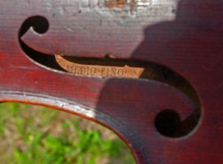 Old Vintage Antique 4/4 French violin JTL Medio Fino,  for restoration,  1321 8