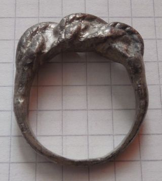 Viking Period Silver Very Massive Ring Mega Big Size