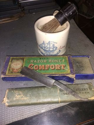 Antique Barber Shop Items