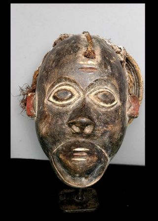 Old Tribal Bulu Monkey Headdress Mask - Cameroon