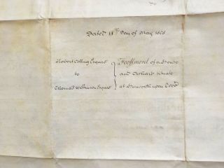 1808 Hurworth upon Tees County Durham Georgian Vellum Deed Document Indenture 5